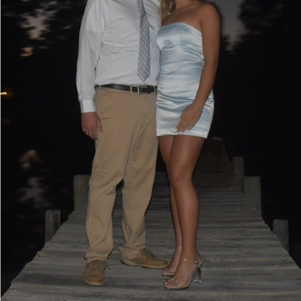 Forever 21 Light Blue Mini Dress